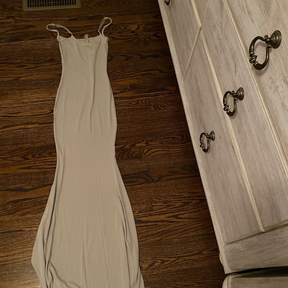 Skims soft lounge long slip dress